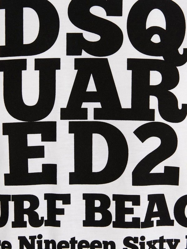 T-shirt d2 surf beach shop online: DSQUARED2