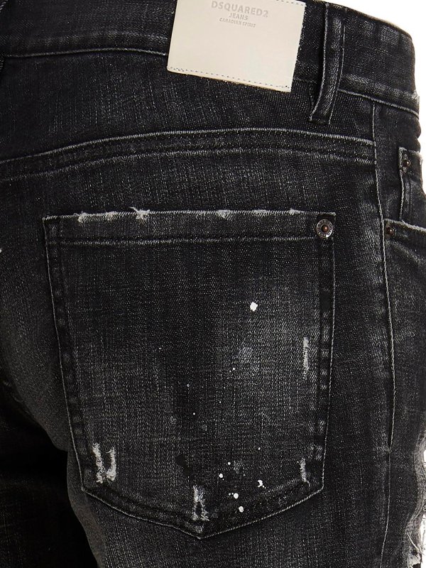 Vaqueros Pitillos - Negro shop online: DSQUARED2
