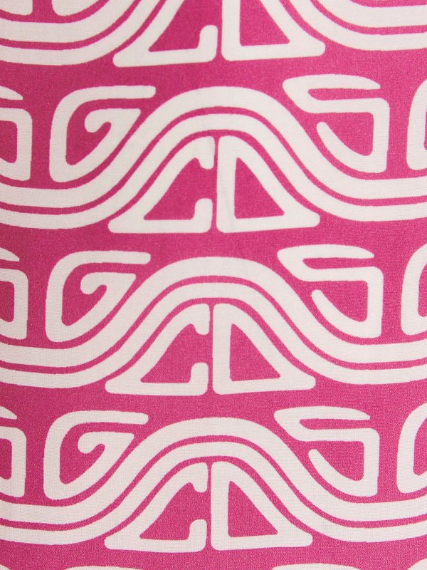 Waved logo shirt shop online: GCDS