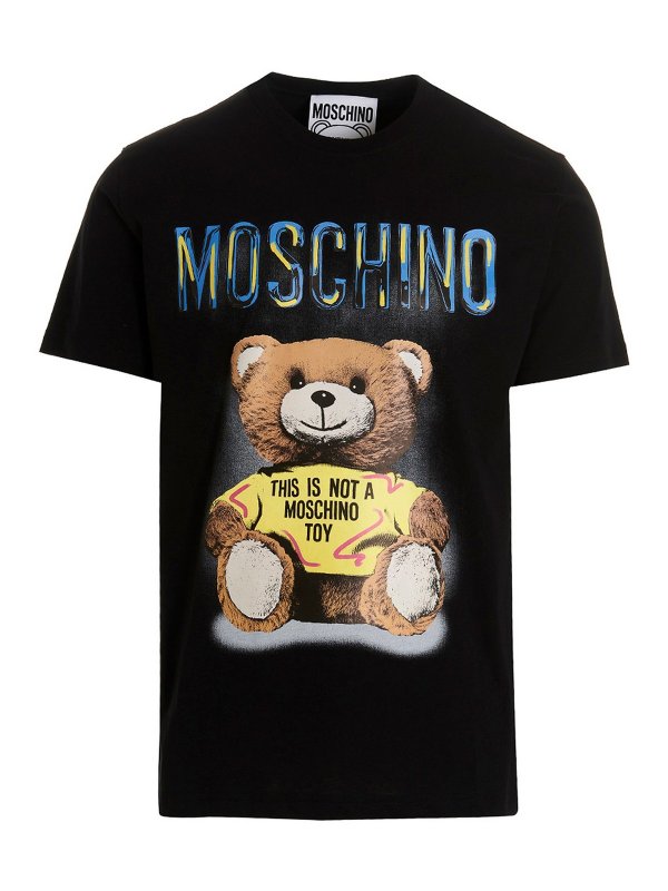 MOSCHINO: t-shirts - Logo print T-shirt