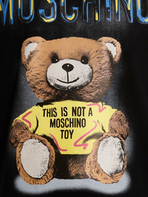 Logo print T-shirt shop online: MOSCHINO