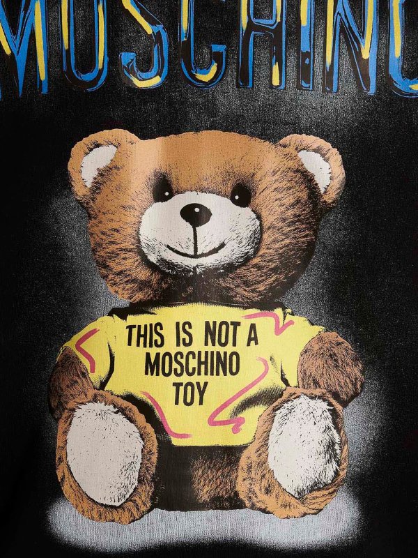 Printed hoodie shop online: MOSCHINO