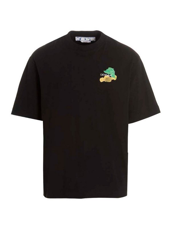 OFF-WHITE: Tシャツ - Tシャツ - Brush Arrow