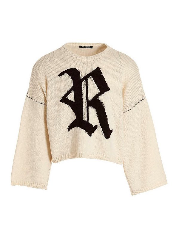 RAF SIMONS: crew necks - R sweater