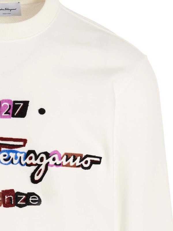 iKRIX SALVATORE FERRAGAMO: Sweatshirts & Sweaters - 1927 logo sweatshirt
