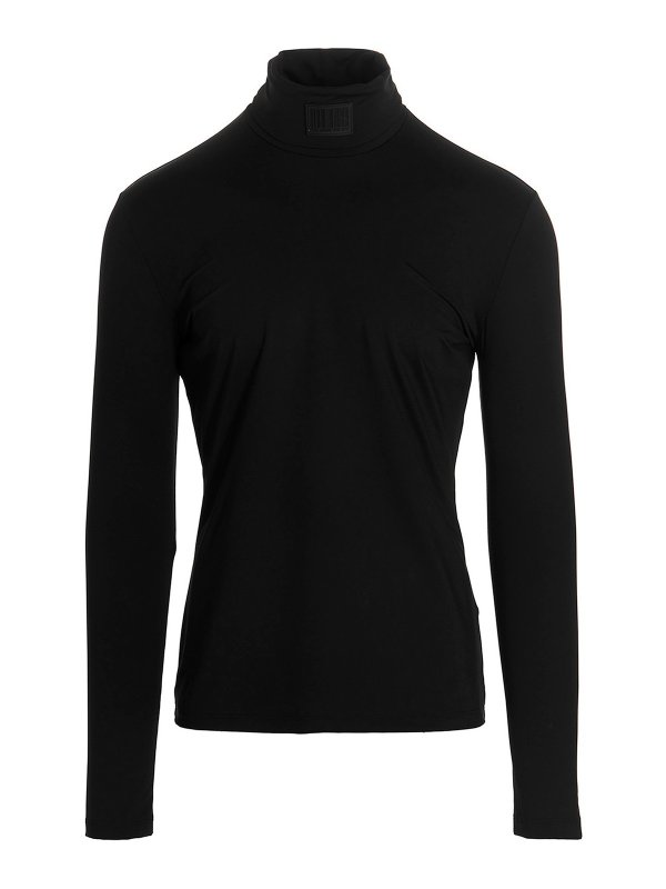 VTMNTS: Turtlenecks & Polo necks - Lycra logo sweater