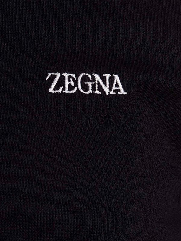 ポロシャツ - ブルー shop online: Z ZEGNA