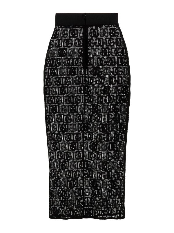 DOLCE & GABBANA: ロングシャツ online - ロングスカート - 黒