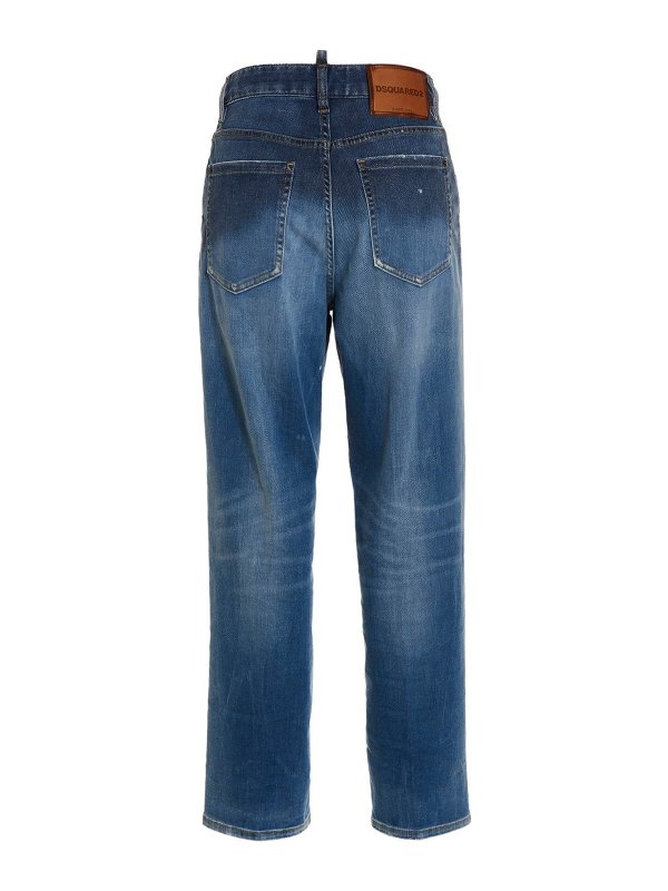 DSQUARED2: straight leg jeans online - Boston jeans