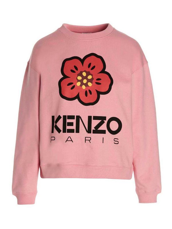 KENZO: Sudaderas y suéteres - Sudadera - Rosado