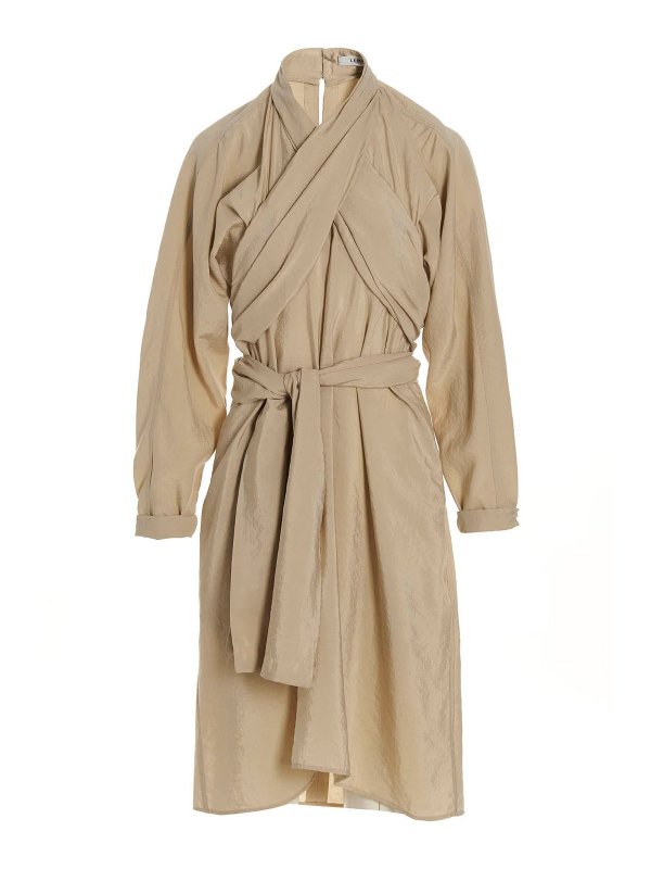 LEMAIRE: ニーレングスドレス - 膝丈ドレス - Knotted