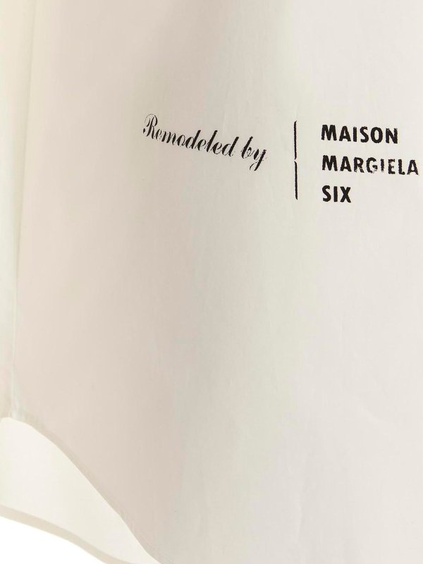 シャツ - 白 shop online: MM6 MAISON MARGIELA
