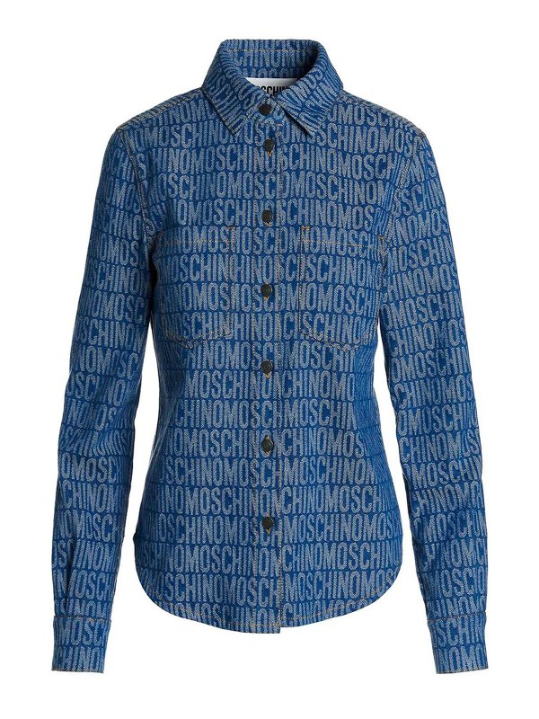 MOSCHINO: shirts - Monogram shirt