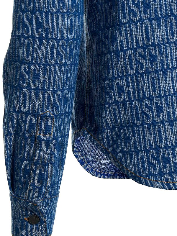 Monogram shirt shop online: MOSCHINO