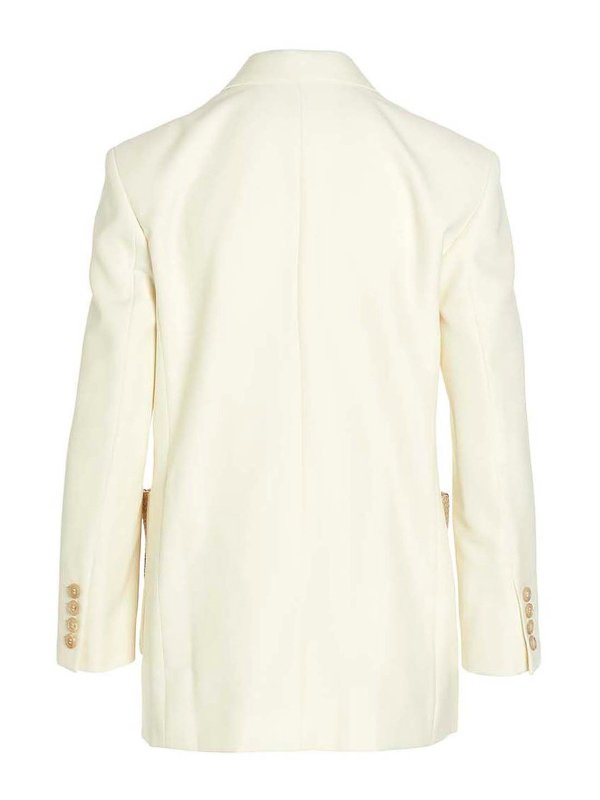 Palm Angels: blazers online - Blazer knit tape