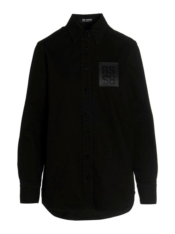 RAF SIMONS: Chemises - Chemise - Noir