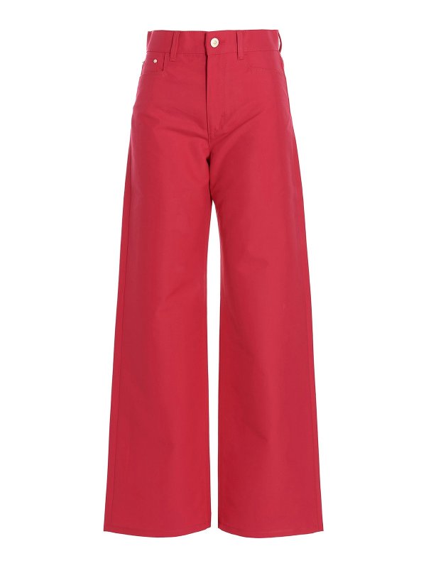 WANDLER: casual trousers - Flare pants