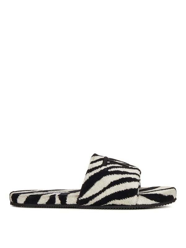 TOM FORD: flip flops - Animalier pattern sliders
