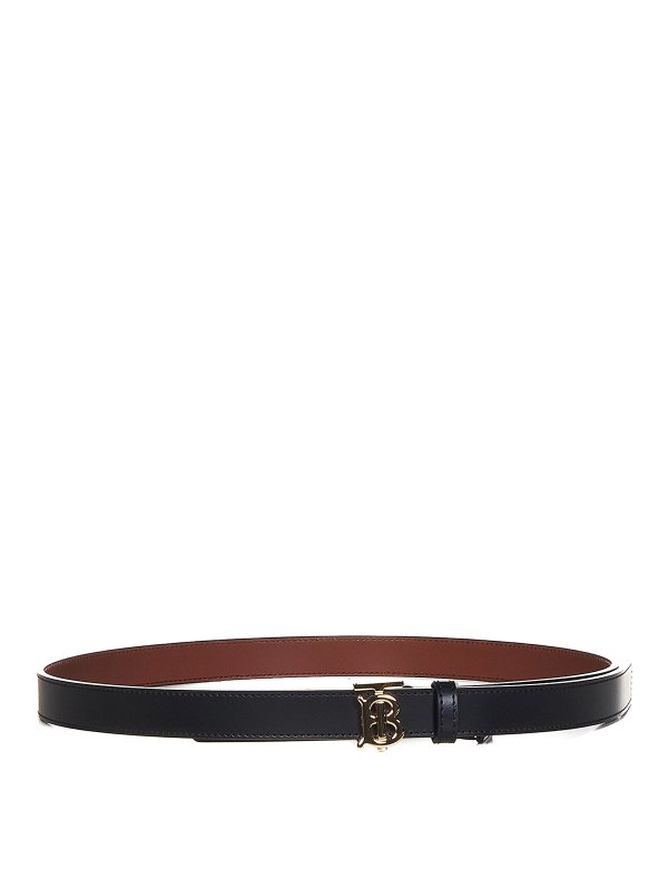 BURBERRY: belts - Monogram shape belt