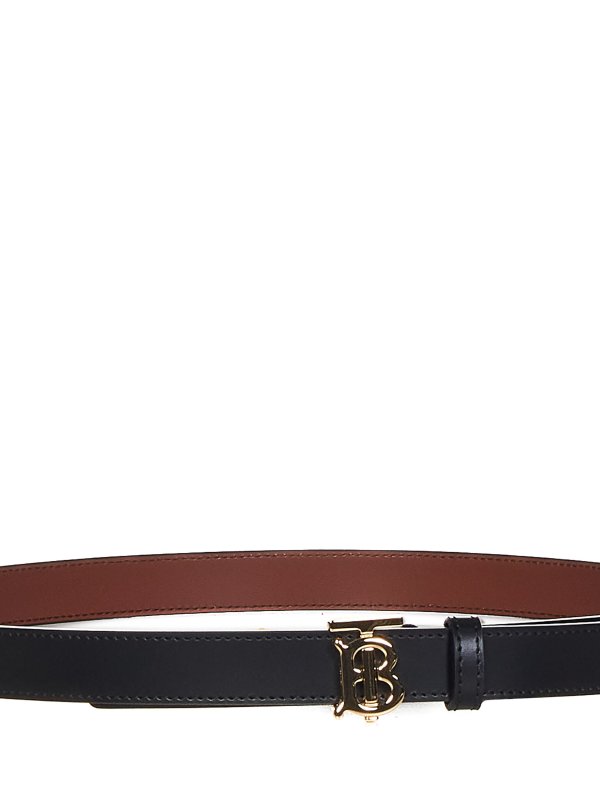 BURBERRY: belts online - Monogram shape belt
