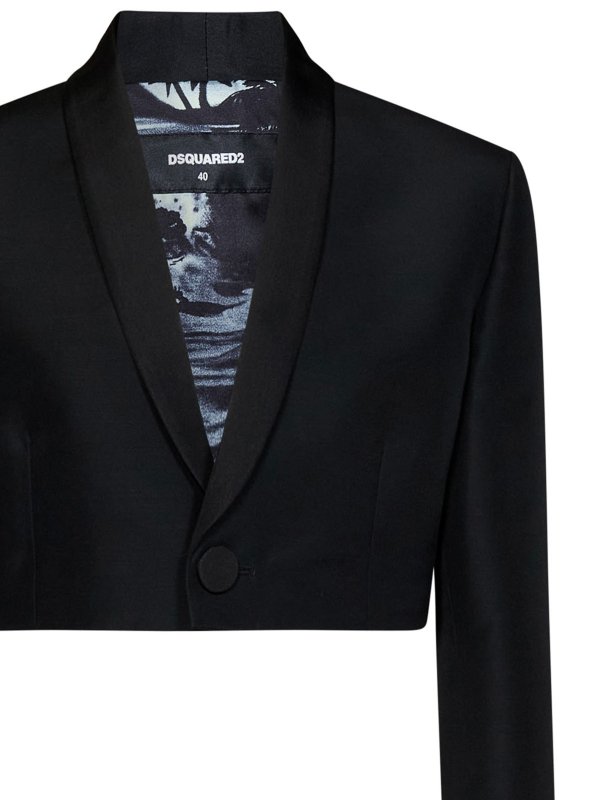 The Best Shops DSQUARED2: Blazer - Blazer - Negro
