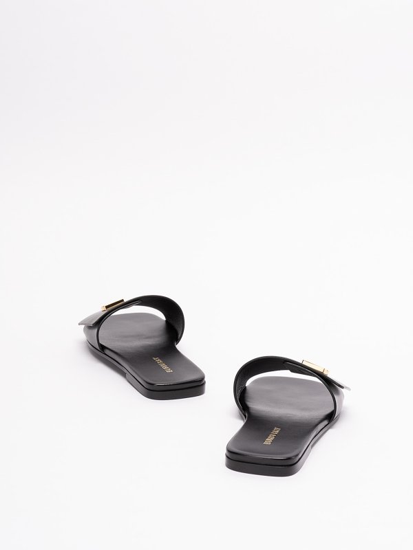 Burberry Sloane flat sandals - Black - Women | 8063169