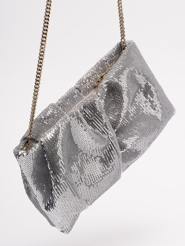 Bolso Clutch - Blanco Replica 
online: JIMMY CHOO
