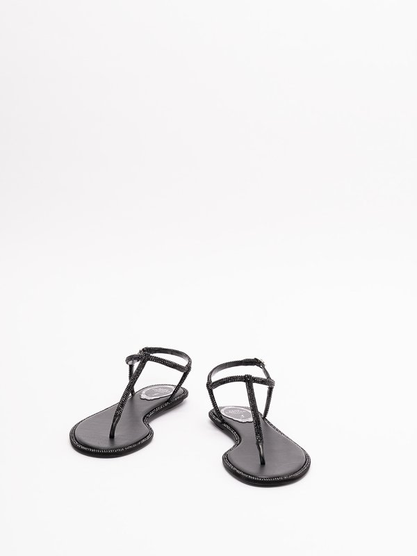 RENE CAOVILLA: sandals online - Diana flat sandals