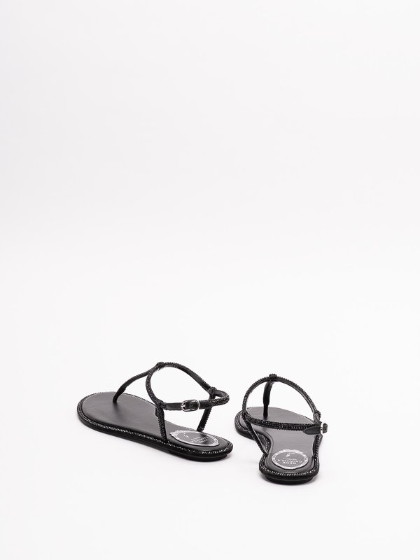 The Best Shops RENE CAOVILLA: sandals - Diana flat sandals