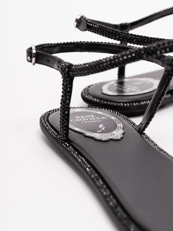 Diana flat sandals shop online: RENE CAOVILLA