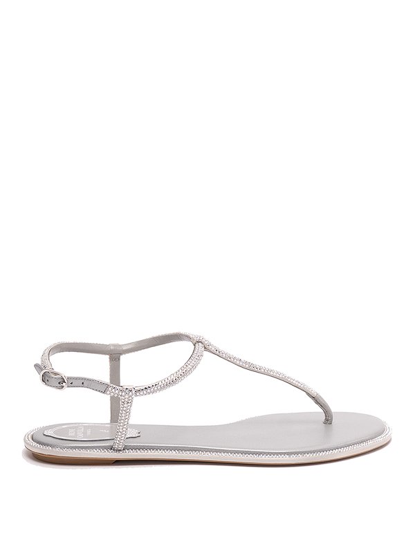 RENE CAOVILLA: sandals - Diana flat sandals