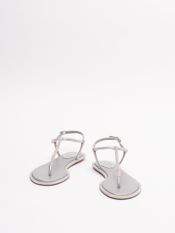 RENE CAOVILLA: sandals online - Diana flat sandals