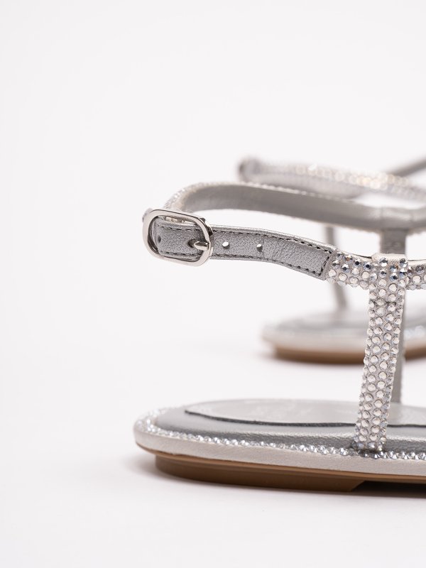 Diana flat sandals shop online: RENE CAOVILLA