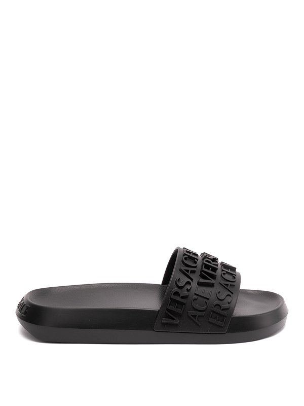 VERSACE: flip flops - Rubber pool slides