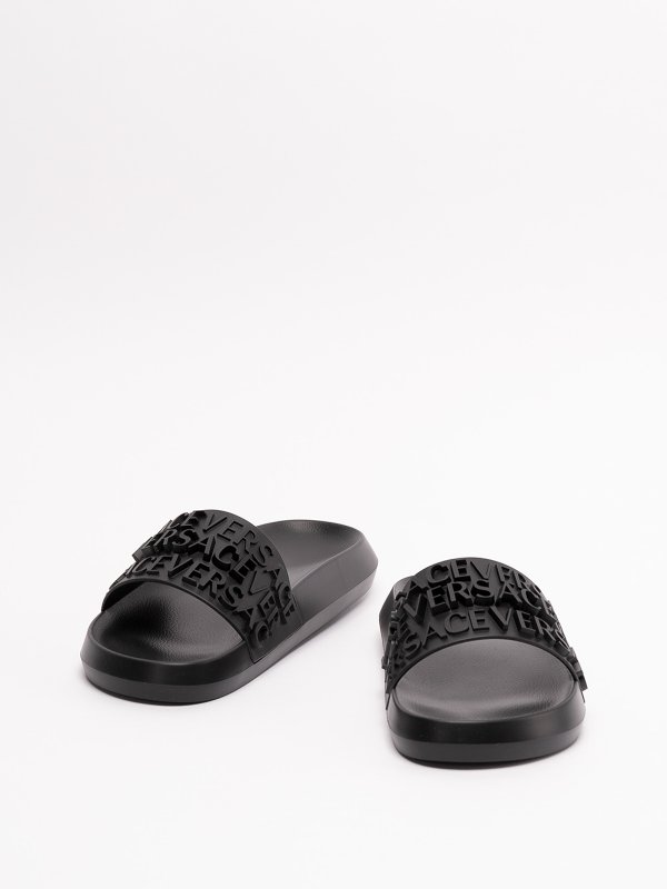 VERSACE: flip flops online - Rubber pool slides
