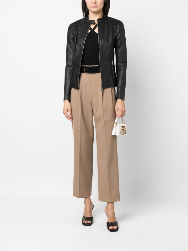DESA 1972: leather jacket online - Stretch biker jacket