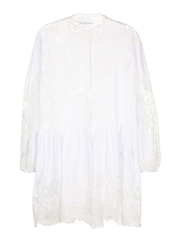 ERMANNO SCERVINO: Vestidos cortos - Vestido Corto - Blanco