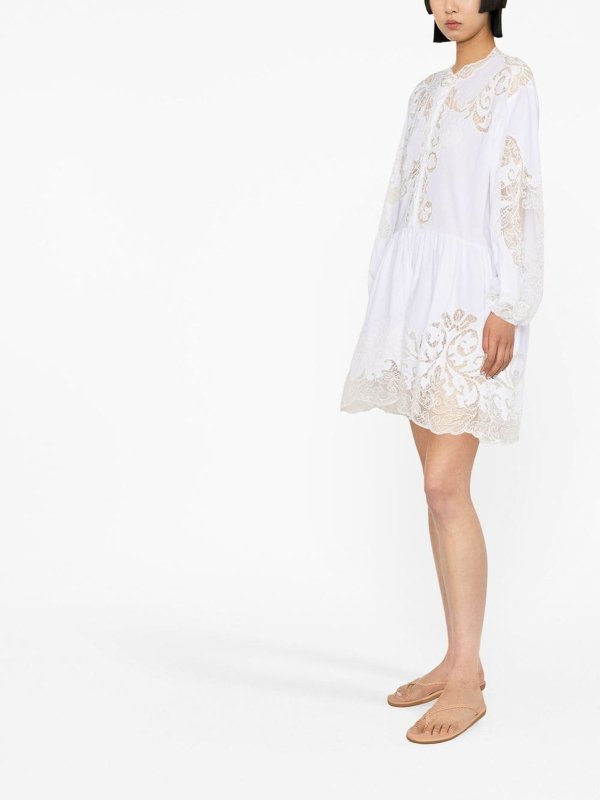 ERMANNO SCERVINO: Vestidos cortos online - Vestido Corto - Blanco