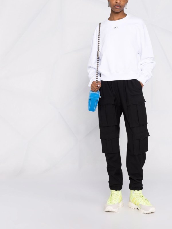 OFF-WHITE: Sudaderas y suéteres online - Sudadera - Blanco