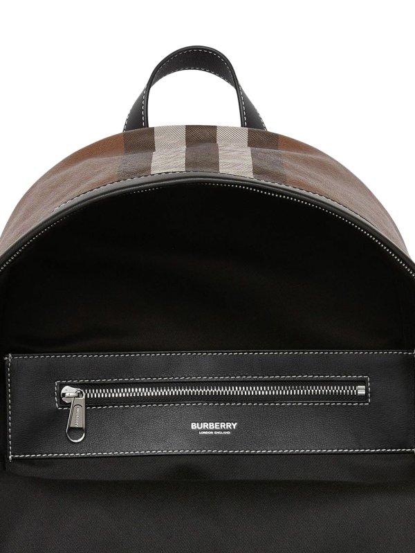 BURBERRY buy online Tartan patterned backpack with pocket