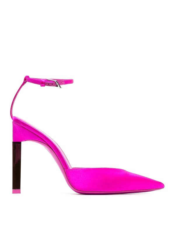 The Attico: court shoes - Suede sandals with stiletto heel