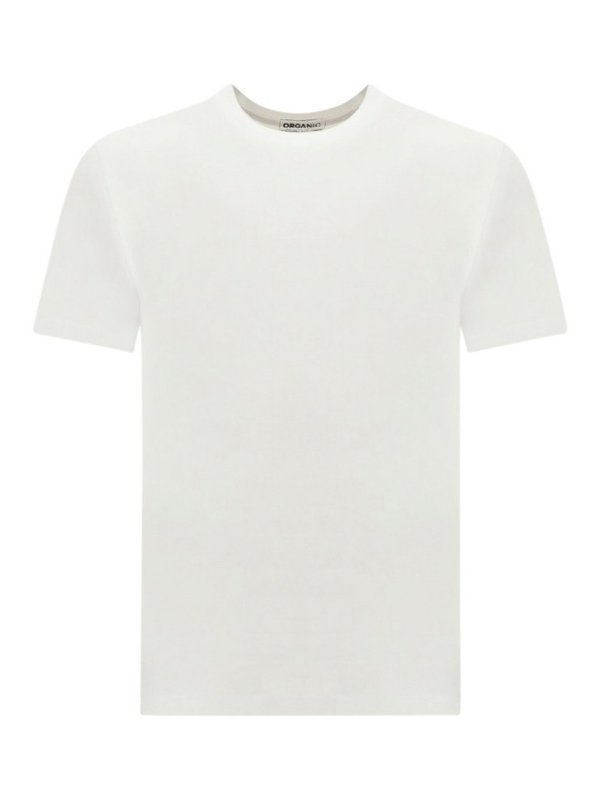 Maison Margiela: T-shirts online - T-Shirt - Weiß