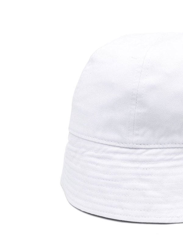 KENZO: hats & caps online - Logo-patch cotton bucket hat