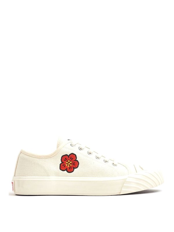 KENZO: trainers - Boke flower canvas sneakers