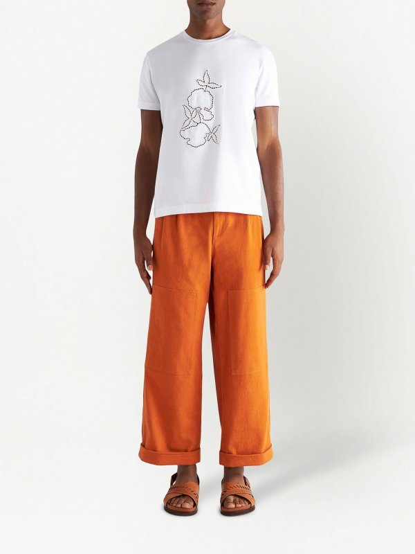 ETRO: Pantalones casual online - Pantalón Casual - Rojo