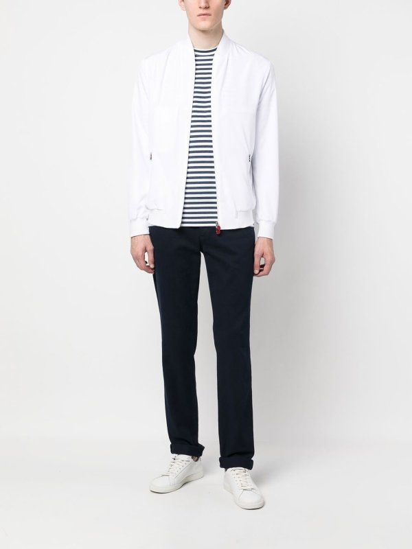 KITON: bombers online - Zipped lightweight bomber jacket