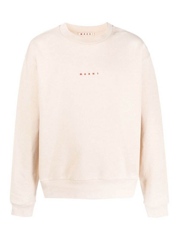 Marni: Sweatshirts und Pullover - Sweatshirt - Beige