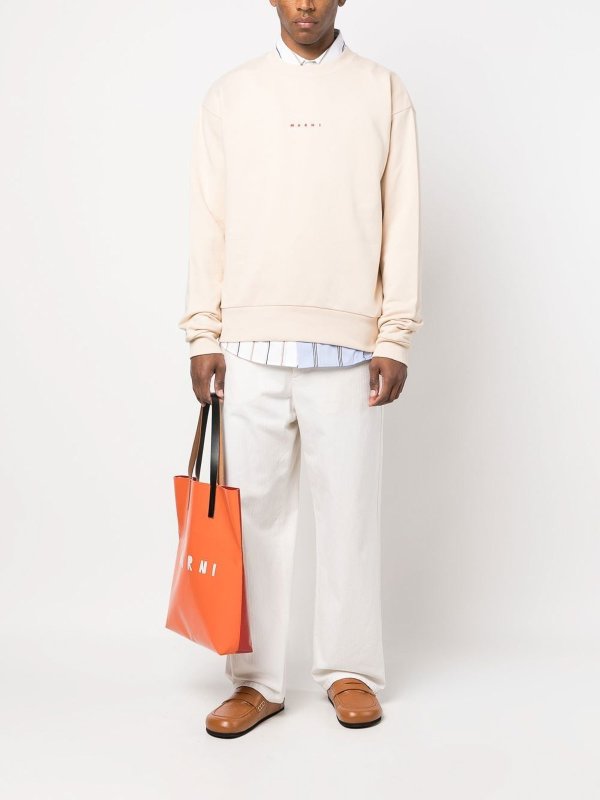 Marni: Sweatshirts und Pullover online - Sweatshirt - Beige