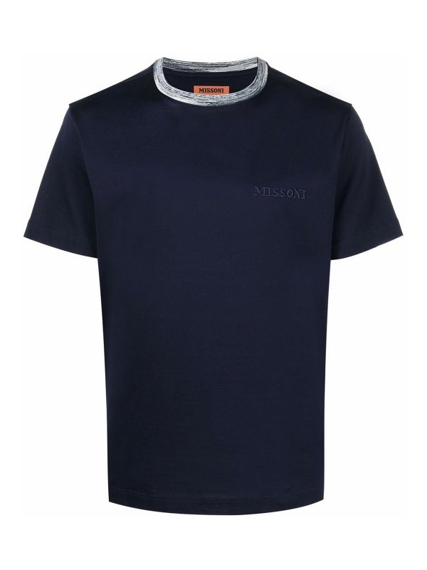 MISSONI: T-shirts - T-Shirt - Bleu