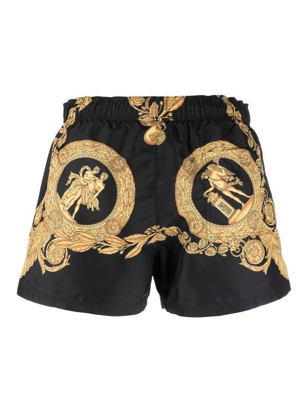 VERSACE: 水着 online - スイムショーツ/スイムトランクス - 黒